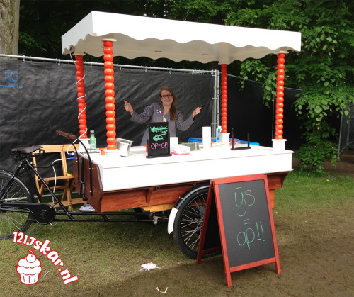 Bakfiets huren met vers schepijs